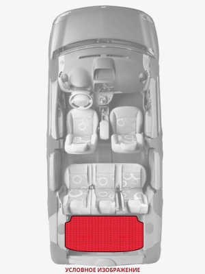 ЭВА коврики «Queen Lux» багажник для KIA Sportage (1G)